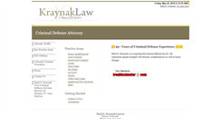 Desktop Screenshot of denvercriminallaw.net